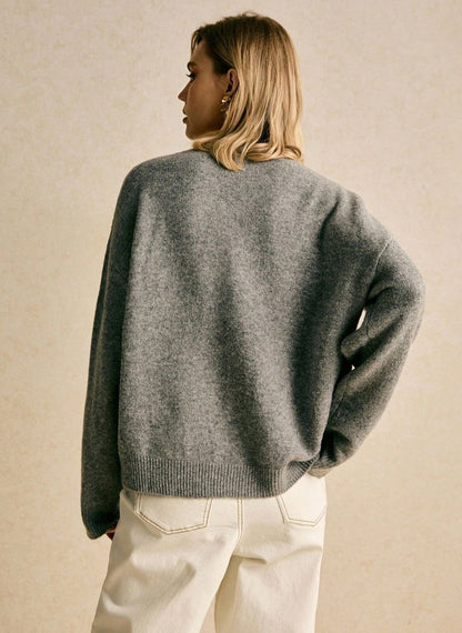 Women's Long Sleeve Cardigan Buttons – Linheir