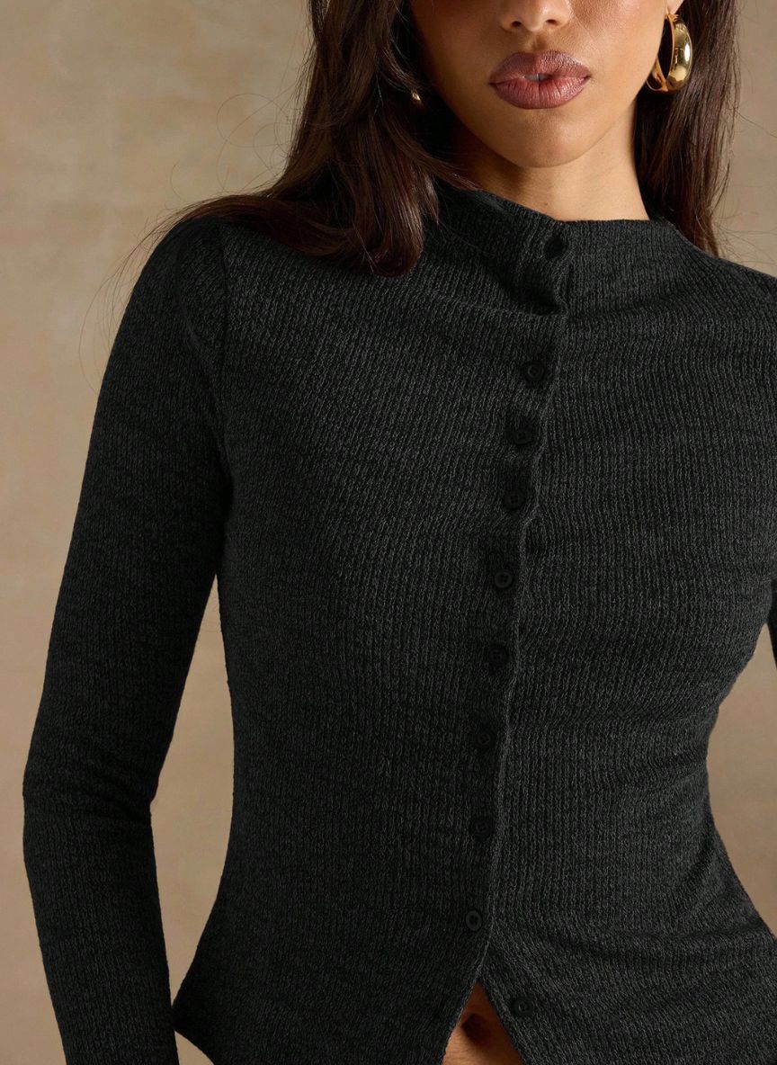 Women's Minimalist Solid Cardigan – Linheir