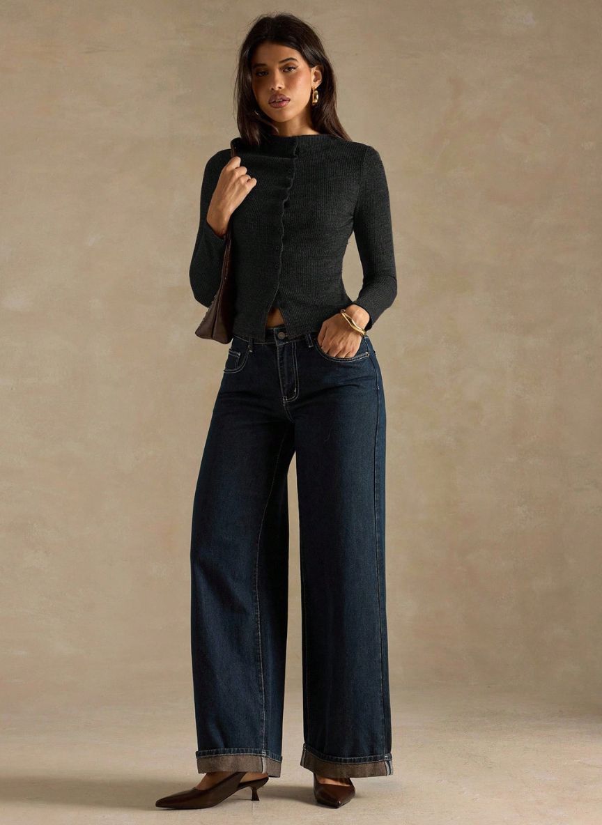 Women's Minimalist Solid Cardigan – Linheir