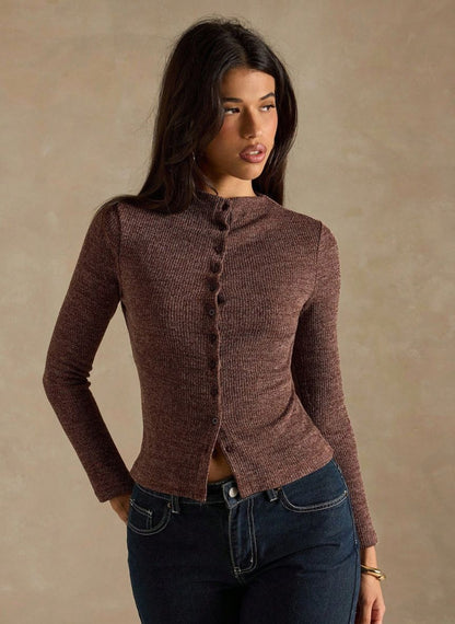 Women's Minimalist Solid Cardigan – Linheir