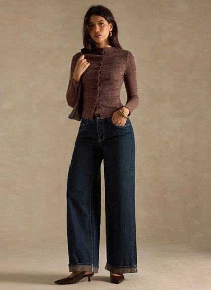 Women's Minimalist Solid Cardigan – Linheir