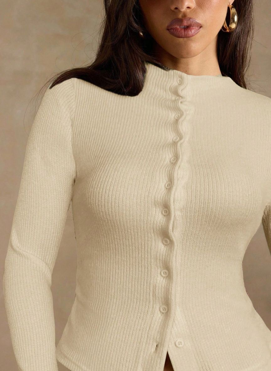 Women's Minimalist Solid Cardigan – Linheir