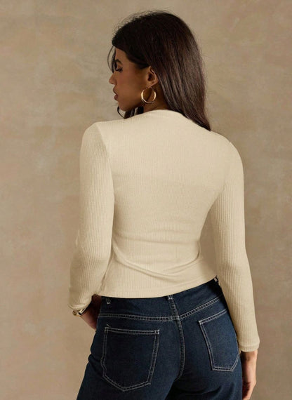 Women's Minimalist Solid Cardigan – Linheir