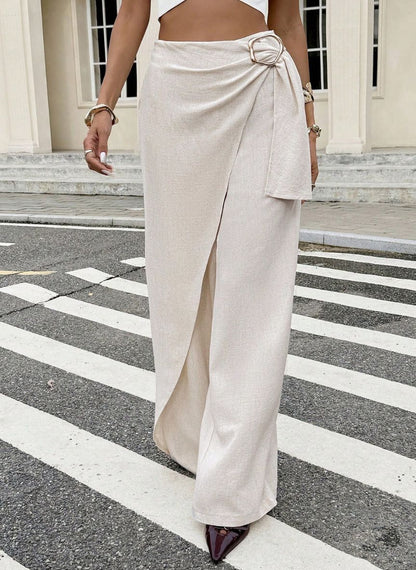 Women's Pants with Front Panel - Linheir