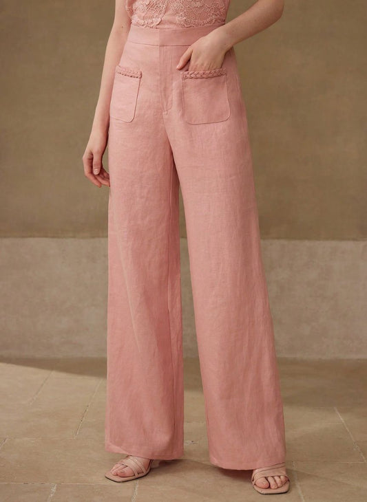 Women's Pants with Pockets - Linheir