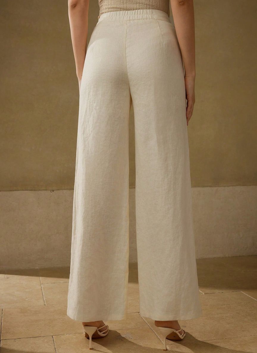 Women's Pants with Pockets - Linheir