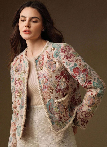 Women's Pearl Open Front Jacket - Linheir