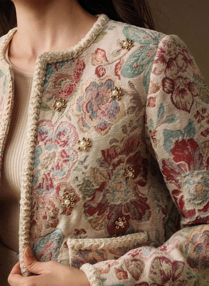 Women's Pearl Open Front Jacket - Linheir