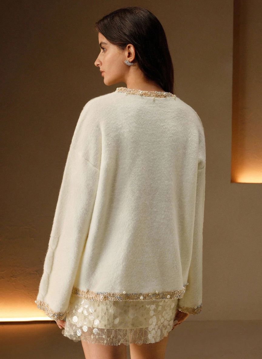 Women's Plain Round Neck Sweater – Linheir