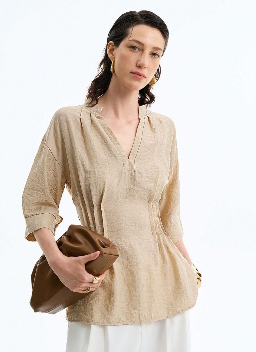 Women's Shirt Defined Waist - Linheir