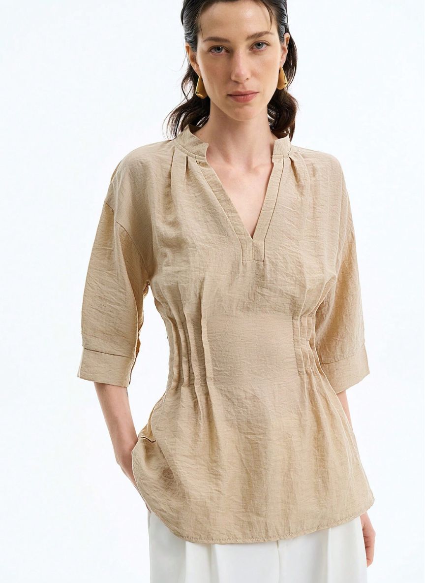 Women's Shirt Defined Waist - Linheir