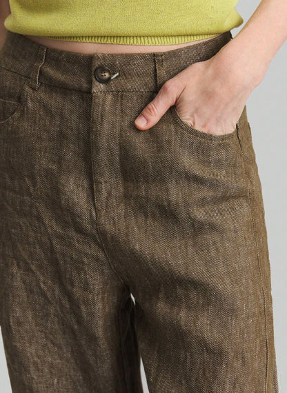 Women's Unconcerned Pants with Pockets – Linheir