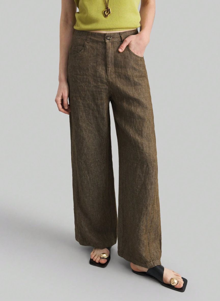 Women's Unconcerned Pants with Pockets – Linheir