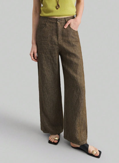 Women's Unconcerned Pants with Pockets – Linheir