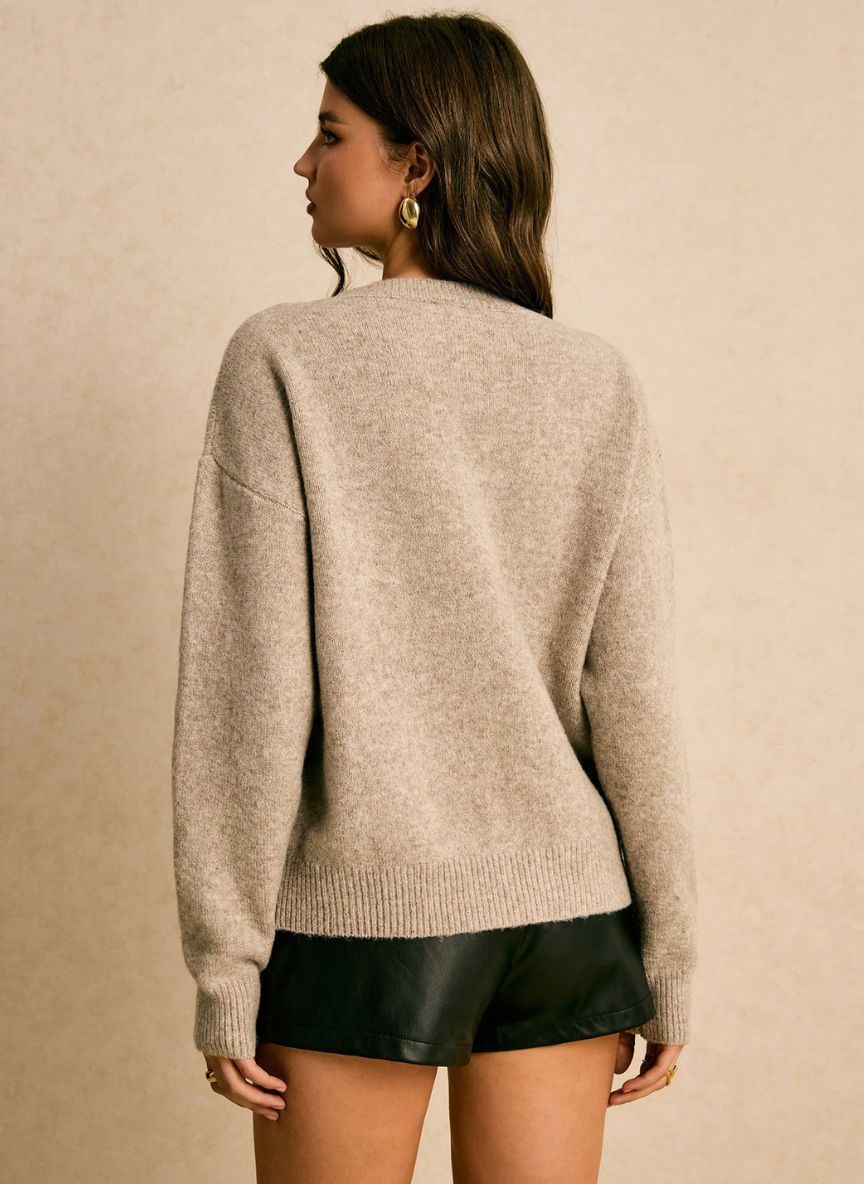 Women's Vintage Long Sleeve Sweater – Linheir