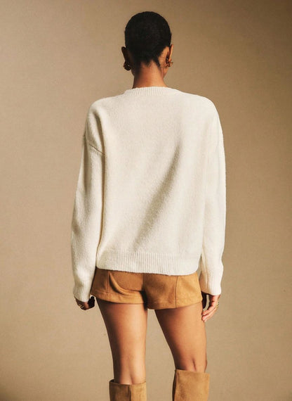 Women's Vintage Long Sleeve Sweater – Linheir