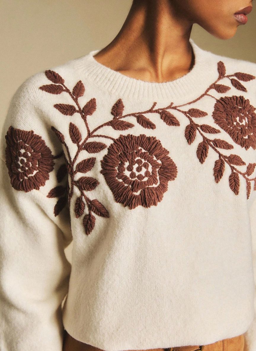 Women's Vintage Long Sleeve Sweater – Linheir