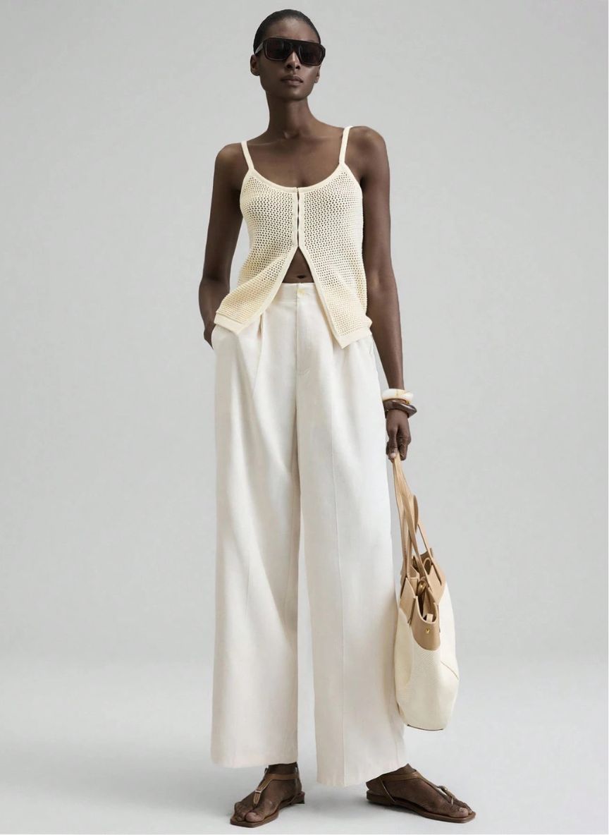 Women's Wide-leg Pants Double Pleat – Linheir