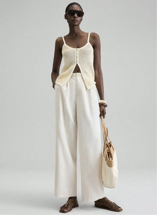 Women's Wide-leg Pants Double Pleat – Linheir