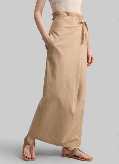 Women's Wrap Skirt With Belt – Linheir