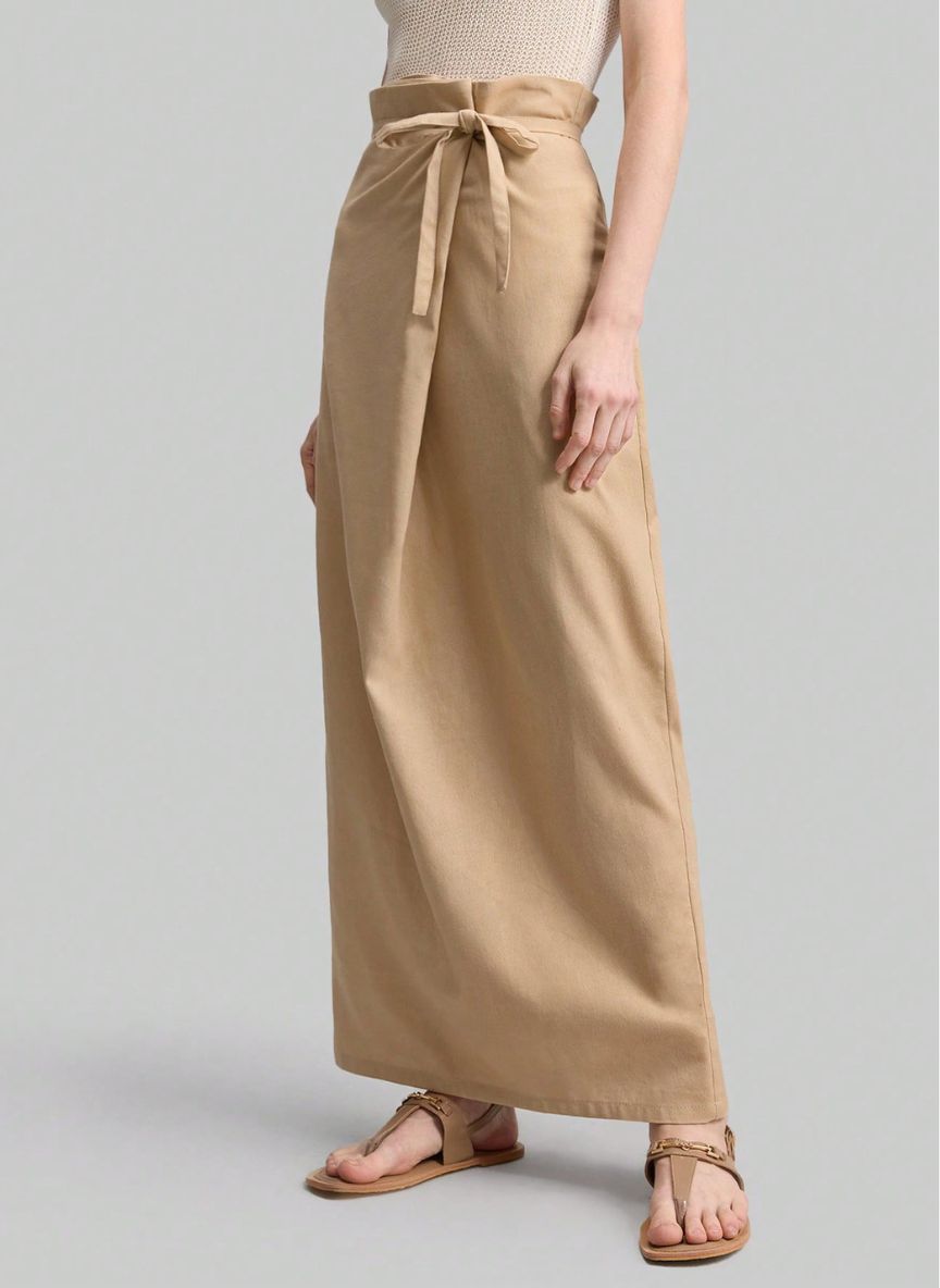 Women's Wrap Skirt With Belt – Linheir