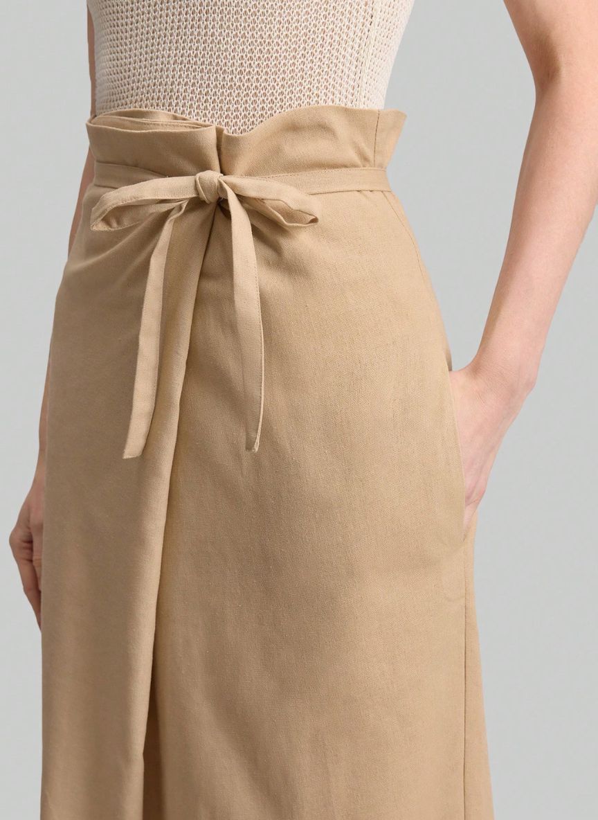 Women's Wrap Skirt With Belt – Linheir