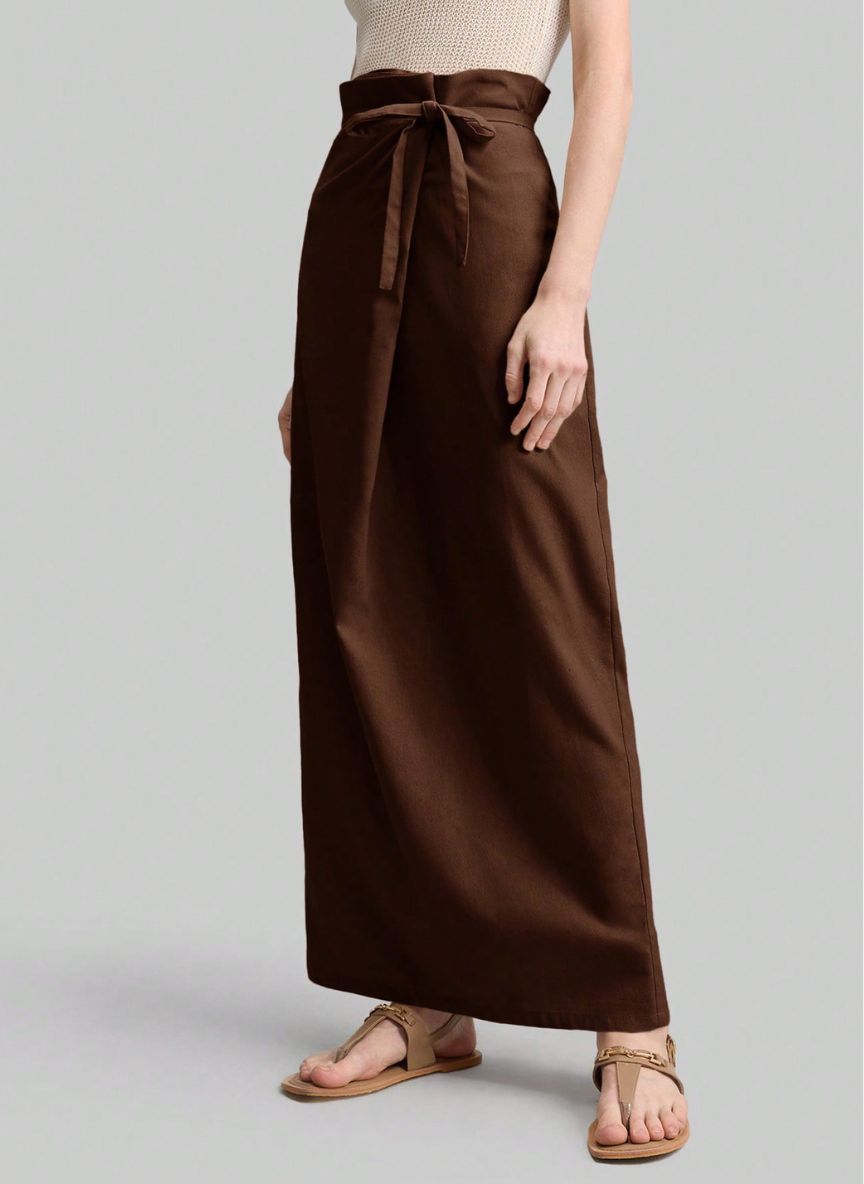 Women's Wrap Skirt With Belt – Linheir