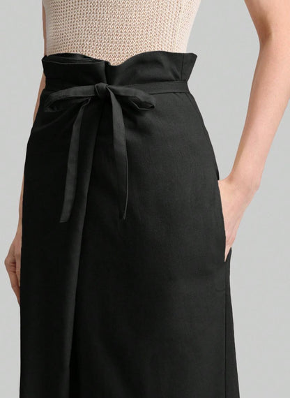 Women's Wrap Skirt With Belt – Linheir