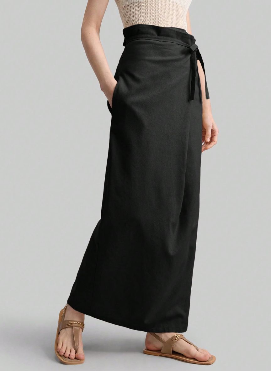 Women's Wrap Skirt With Belt – Linheir