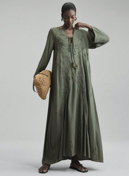 Women's Raglan Sleeve Dress - Linheir