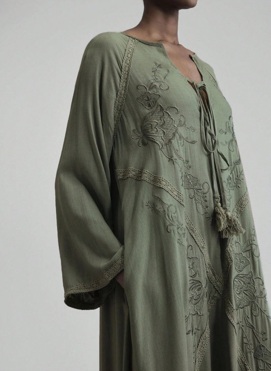 Women's Raglan Sleeve Dress - Linheir