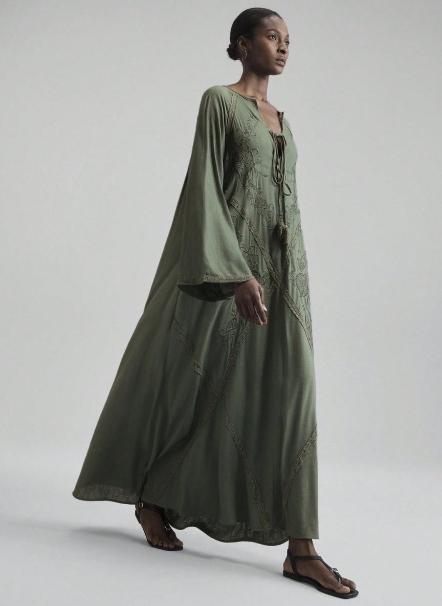 Women's Raglan Sleeve Dress - Linheir