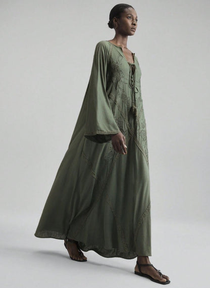 Women's Raglan Sleeve Dress - Linheir