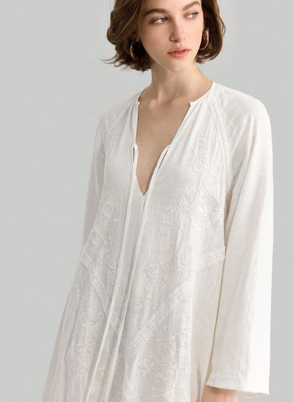 Women's Raglan Sleeve Dress - Linheir